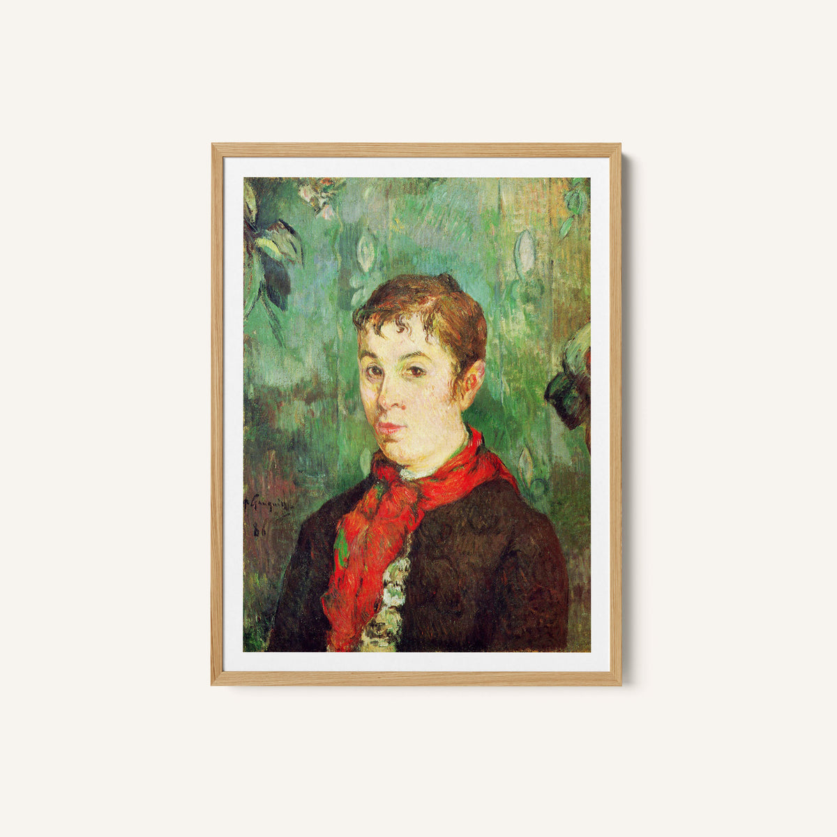 Portrait of a Young Boy” (1886)