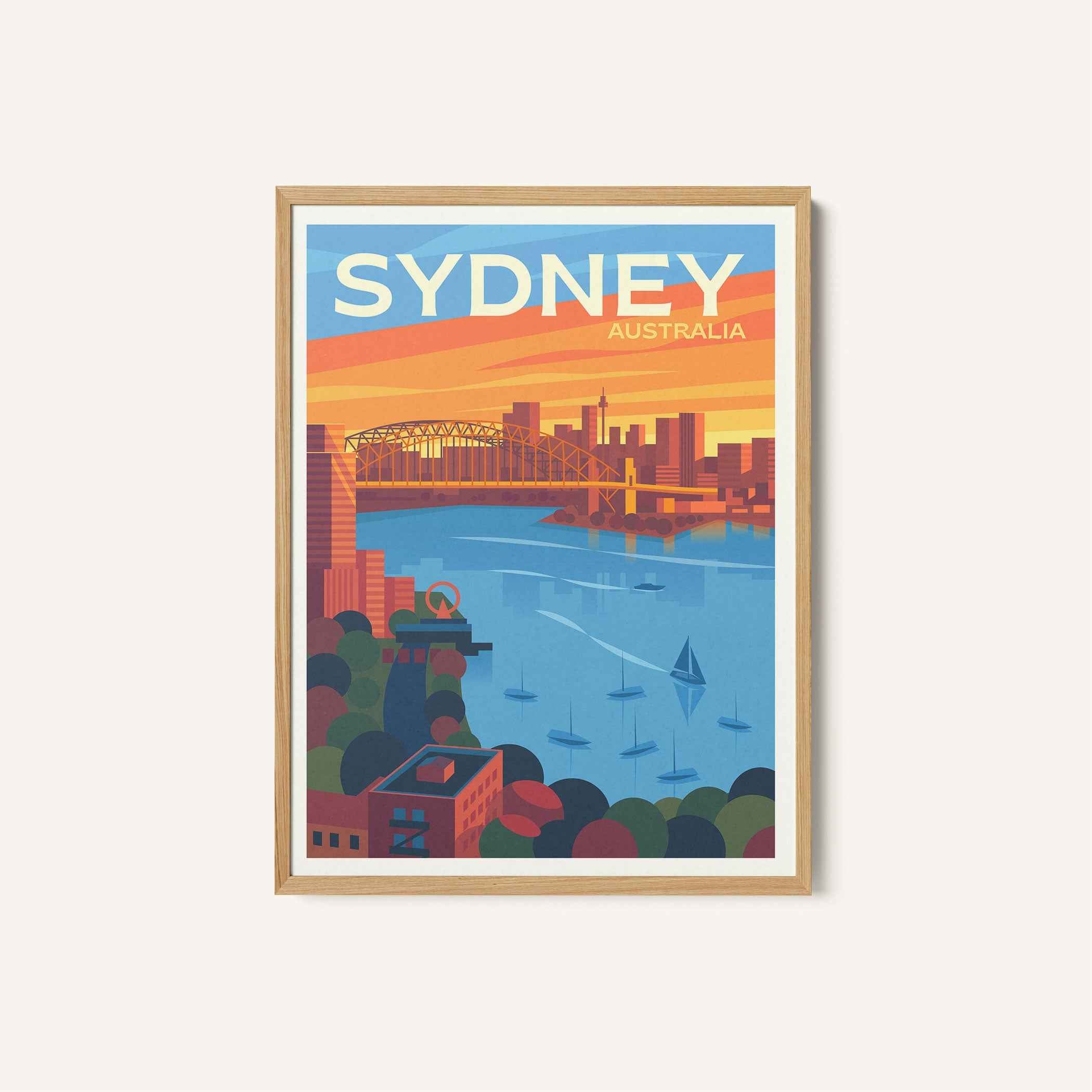 Australia Travel Poster Print