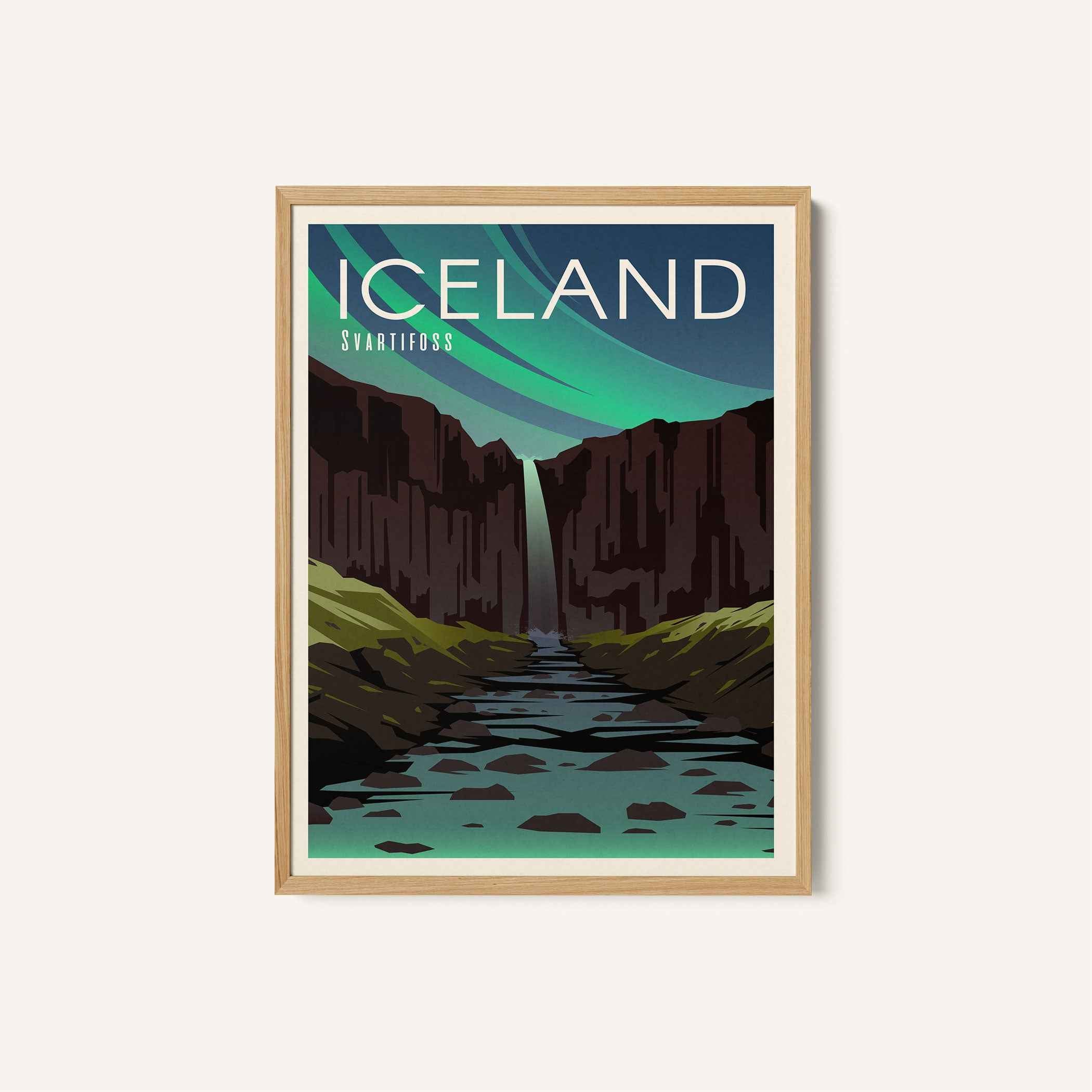 Iceland Travel Poster Print