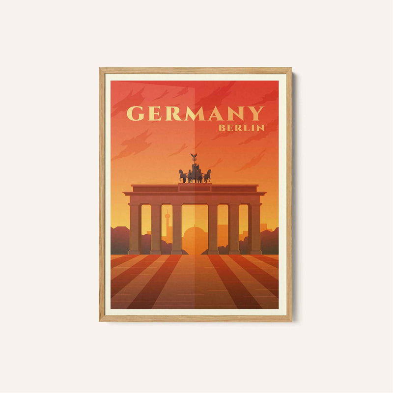 Germany Travel Poster Print