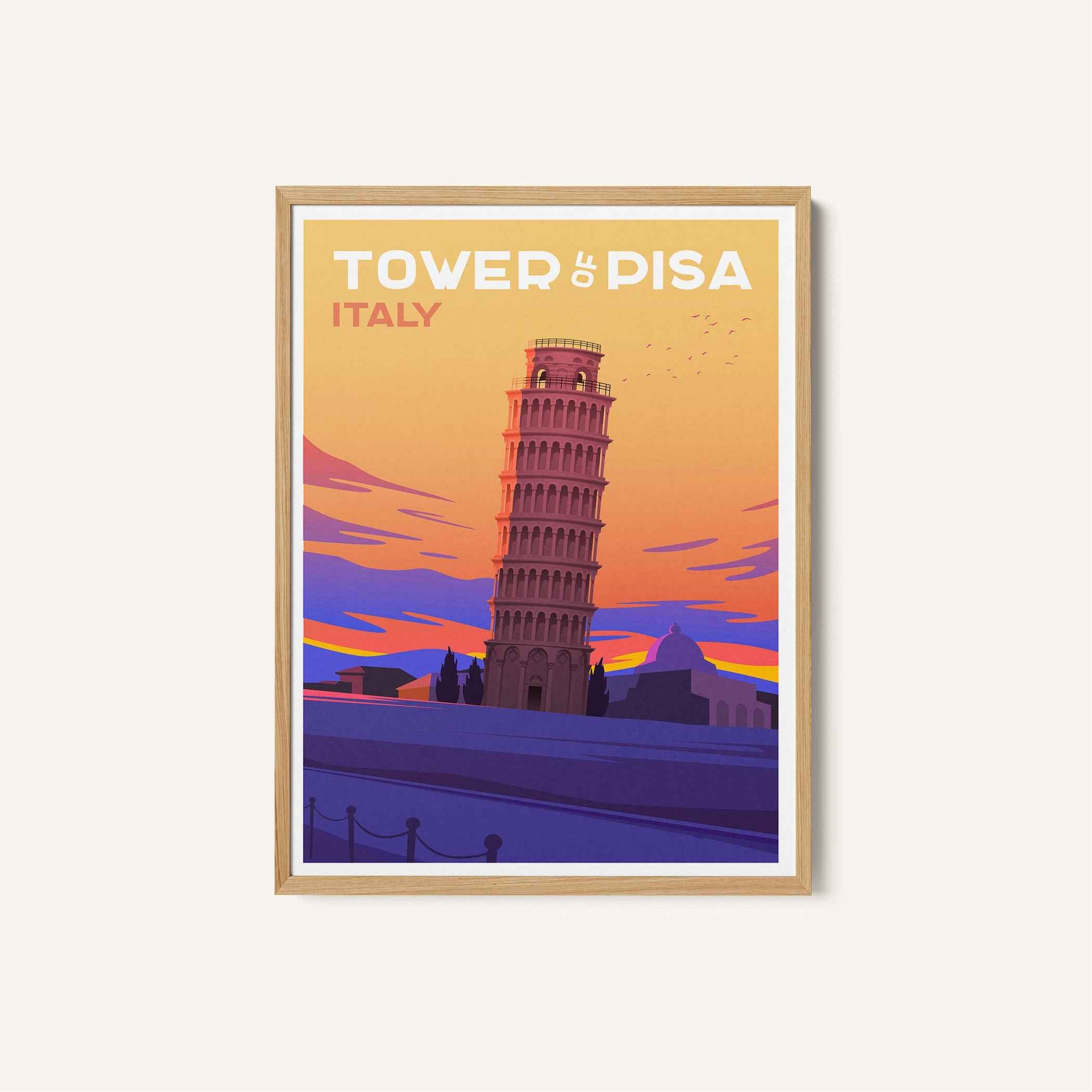 Italy Travel Poster Print