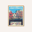 Amsterdam Travel Poster Print