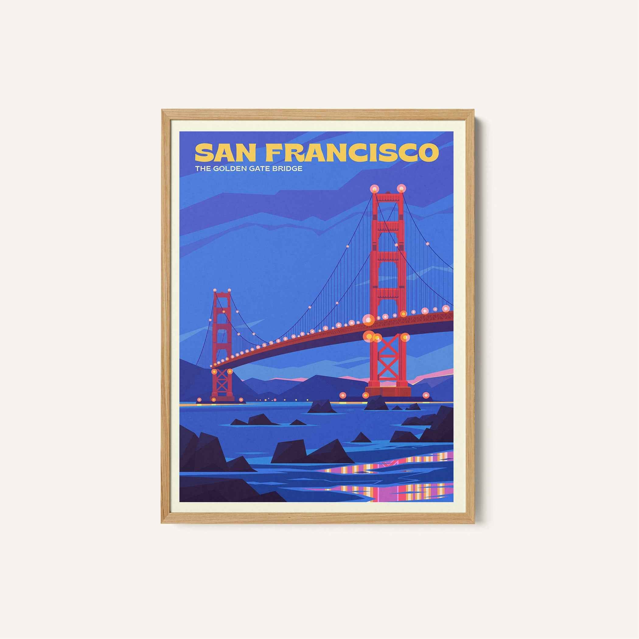 San Francisco Travel Poster Print