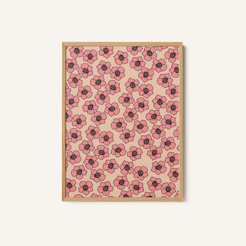 1970s Flower Wallpaper