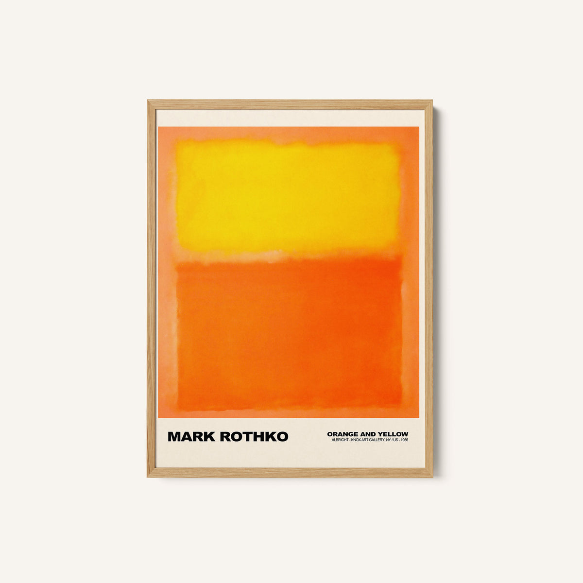Orange and Yellow
