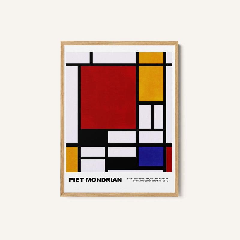 Composition With Red, Yellow, and Blue