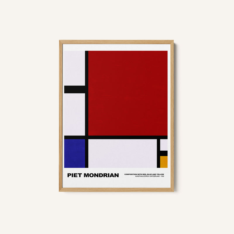 Composition With Red, Blue and Yellow