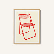 Ted Net Chair Red – image 1