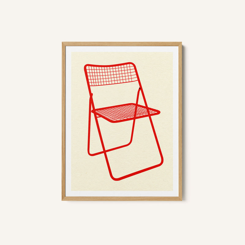Ted Net Chair Red