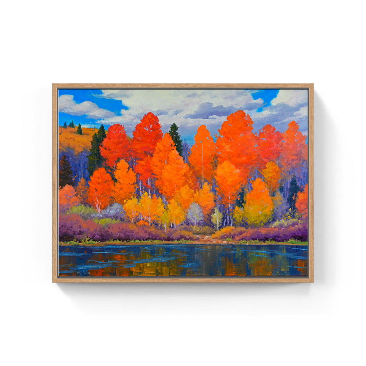 A Forest of Vivid Autumn Foliage