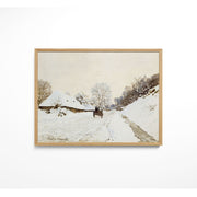 A Cart on the Snowy Road at Honfleur 1865 or 1867 – image 2
