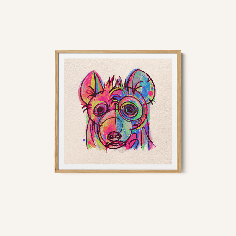 Abstract Faces - Hyena