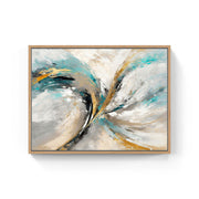 Abstract Painting with Swirling Colorful Brushstrokes – image 2