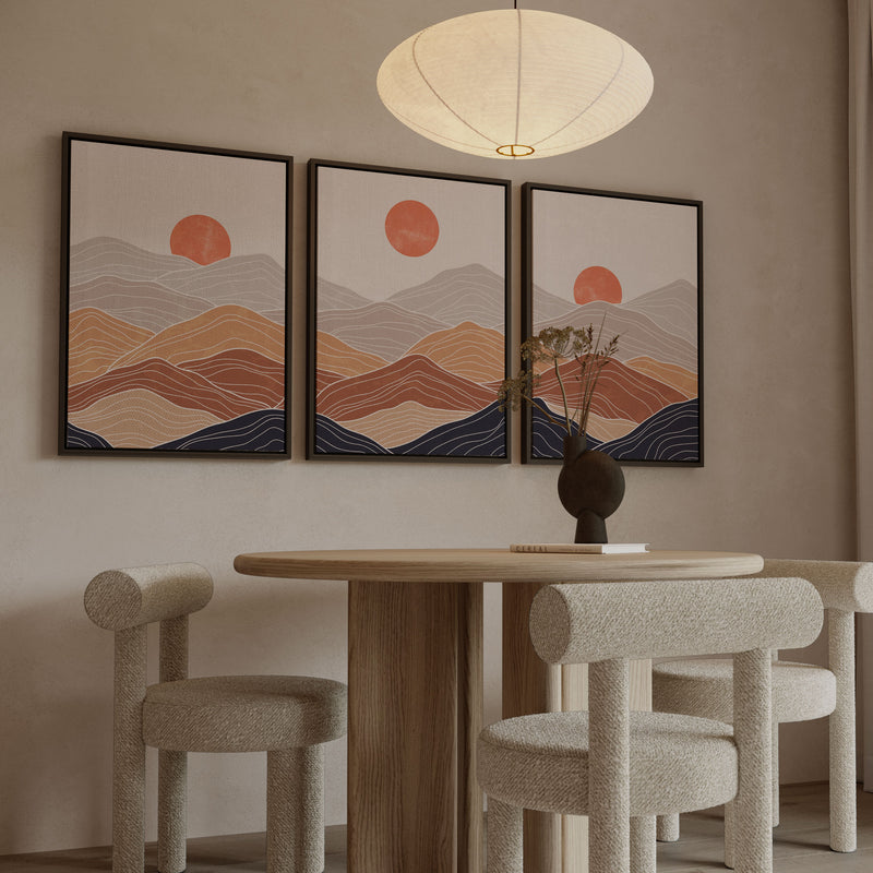 Aesthetic Modern Art Minimal Mountain