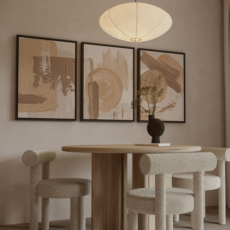 Almond Beige Abstract