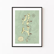BOMBAY MAP, India Travel Posters – image 1