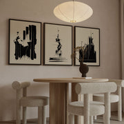 Banksy Set of 3 Minimalist Neutral – image 5