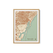 Barcelona Spain Vintage Map 07 – image 2