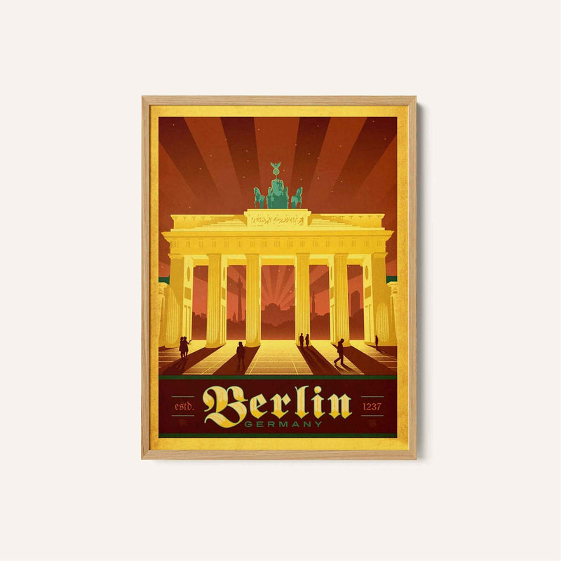 Berlin Travel Poster Print