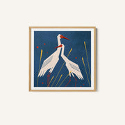 Bird Series - Geometry Crane – image 1