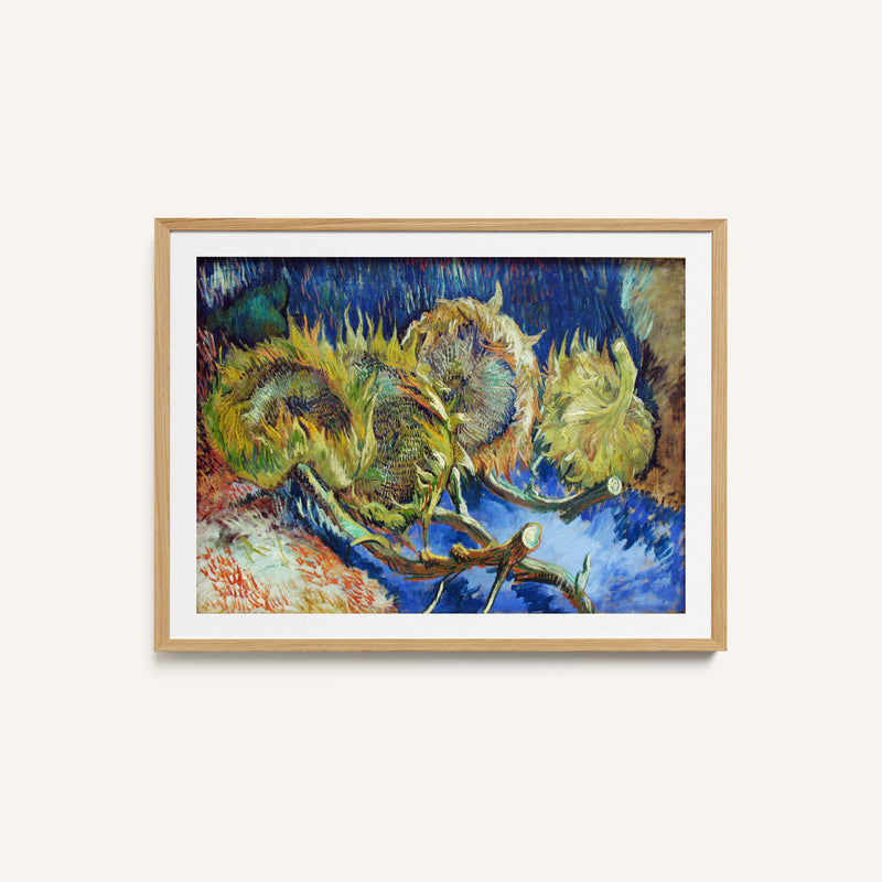 Flowers in a Blue Vase