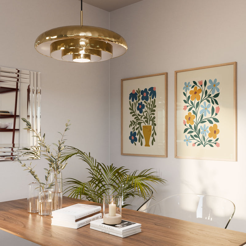 Boho Flowers Botanical Modern Minimalist