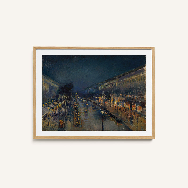 Boulevard Montmartre at Night