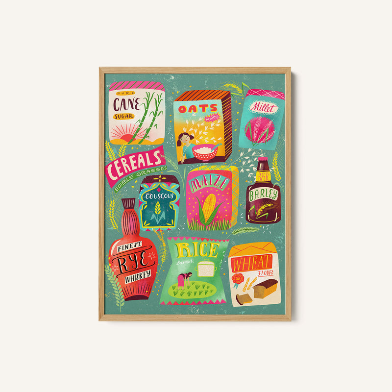 Colorful Cereal Chart