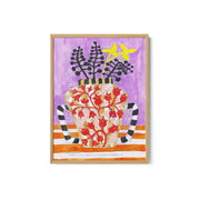 Colorful Vase With Abstract Floral Patterns – image 2