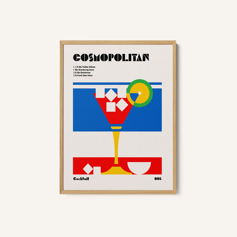 Cosmopolitan Bauhaus Cocktail