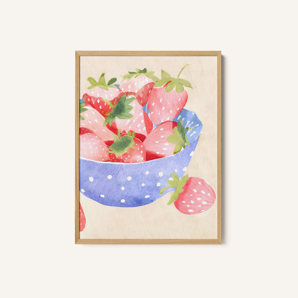 Erdbeeren in Schale