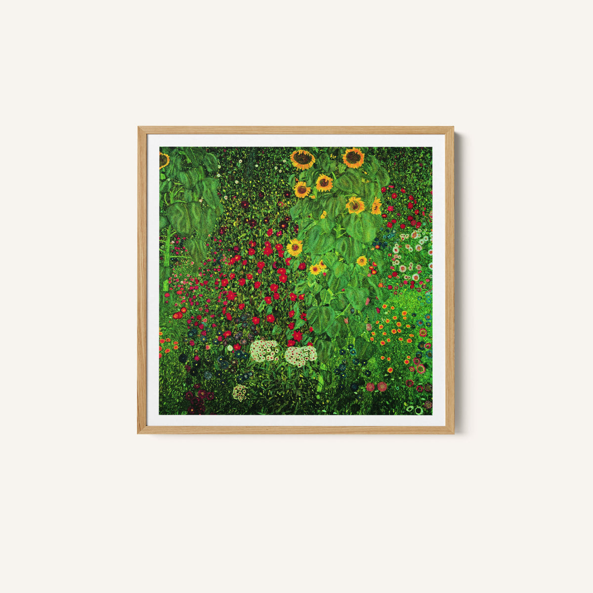 Farm Garden with Sunflowers 1907