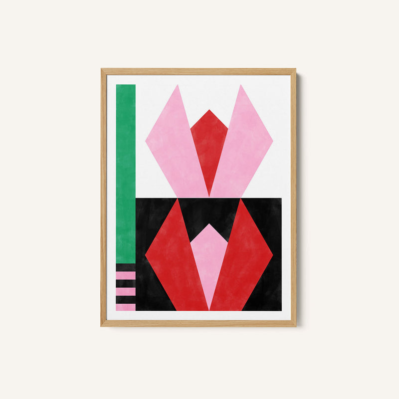 Geometric Artwork with Triangles And Rectangles