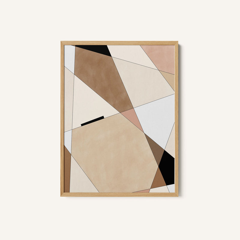 Geometric Beige art No.1