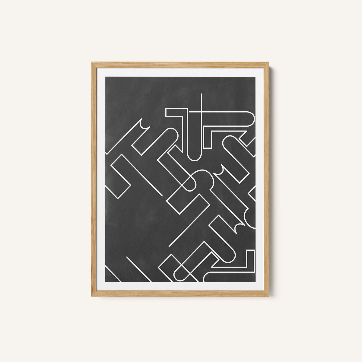 Geometric Maze Lines