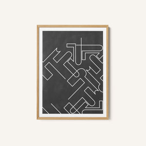 Geometric Maze Lines