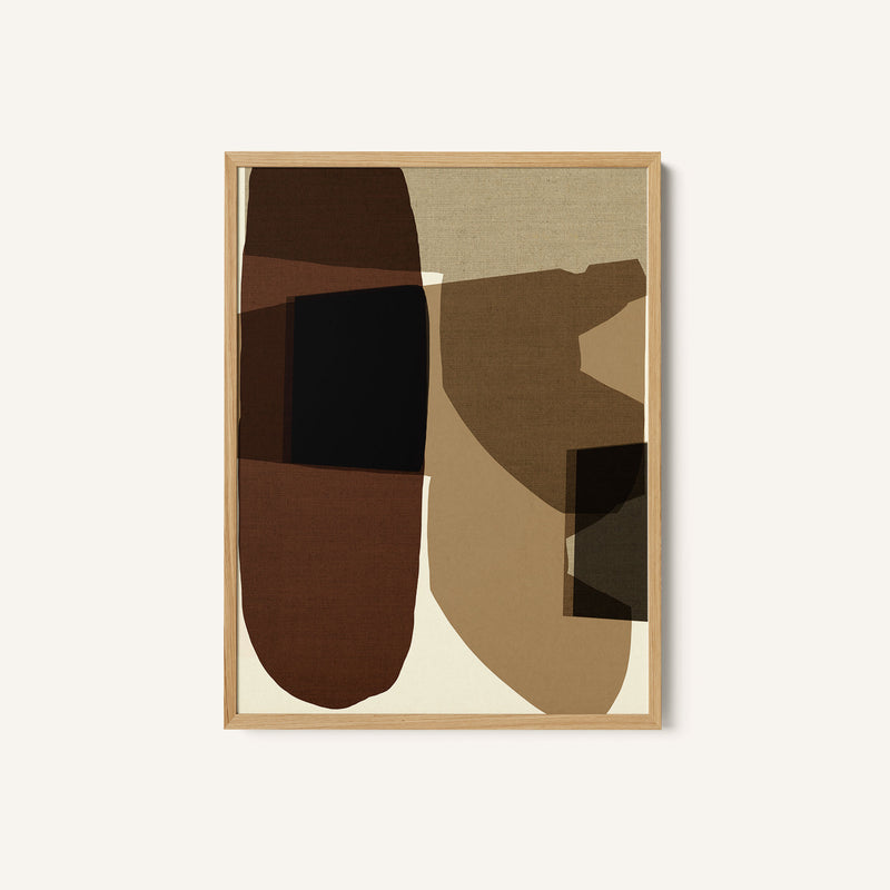 Geometric Shapes And Earthy Tones