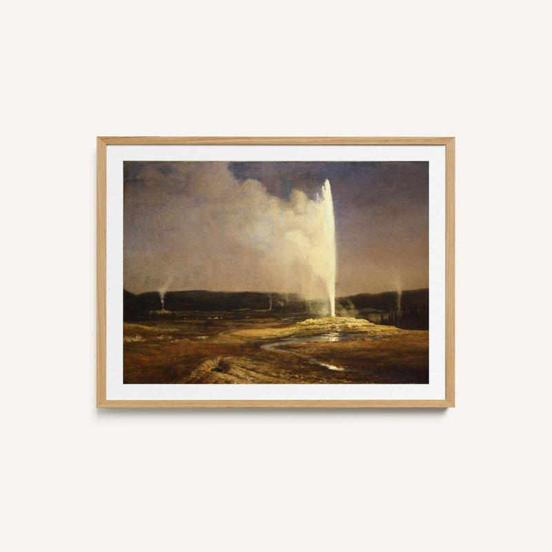 Geysers in Yellowstone (Circa 1881)