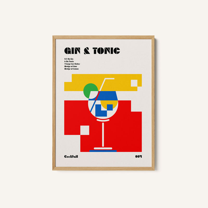 Gin a Tonic Bauhaus Cocktail