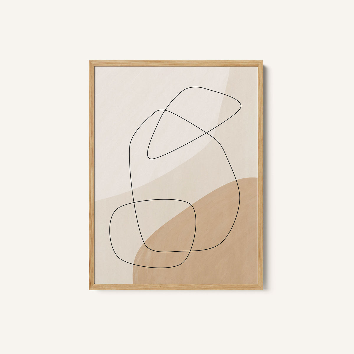 Graphic Shapes a Lines Poster