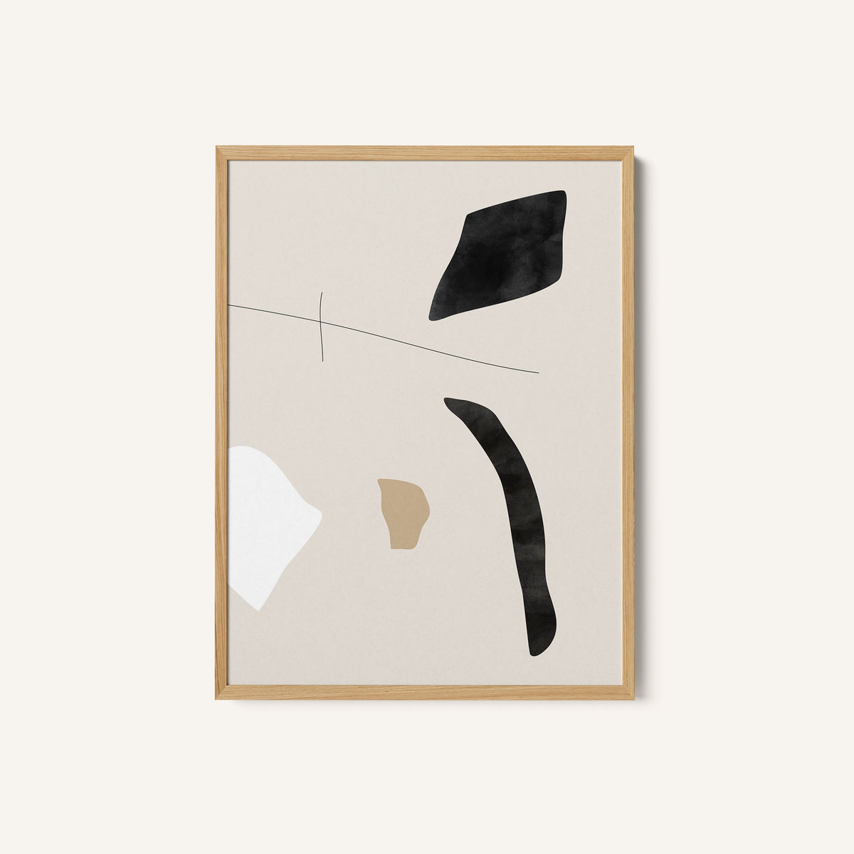 Graphic Shapes and Lines Poster