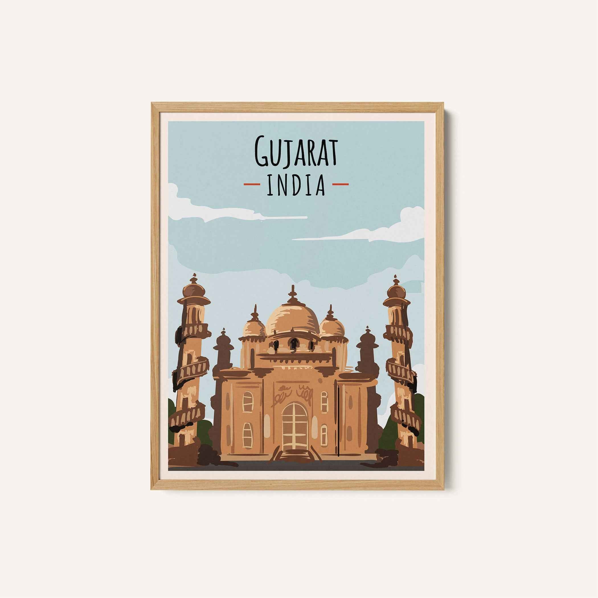 Gujrat Travel Poster Print