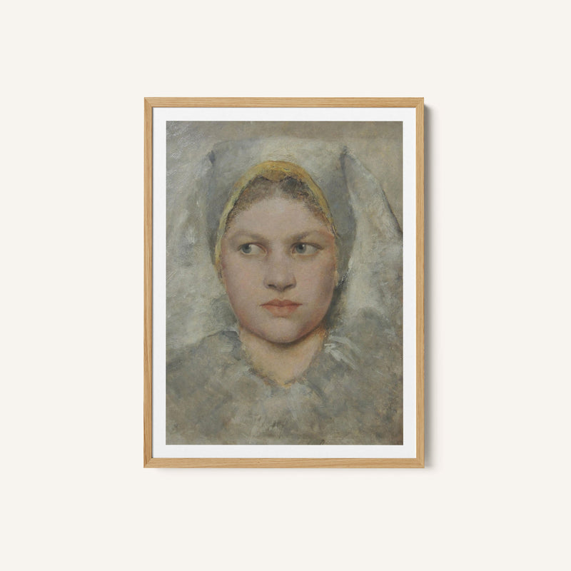 Head Study of a Girl from Haná 1883