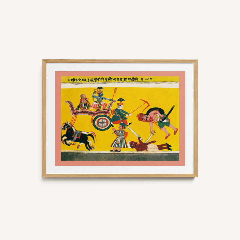 Abduction of Rukmini: Krishna Tied the Hands of Rukma