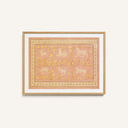 Antique Gold and Buff Pattern Tapestry – image 1