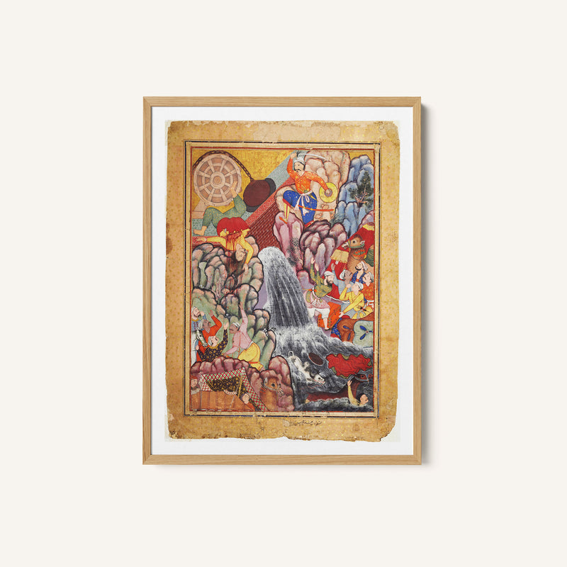 Alamshah Cleaving the Chain of the Wheel