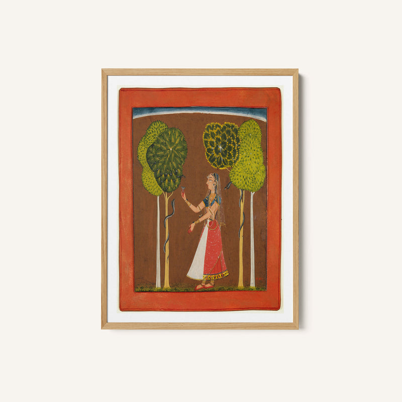 Asavari Ragini: Musical Muse Illustration