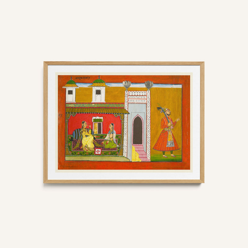 A Courtesan and Her Lover Estranged by a Quarrel