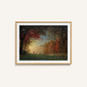 Indian Sunset, Deer by a Lake (1880–90) – image 1