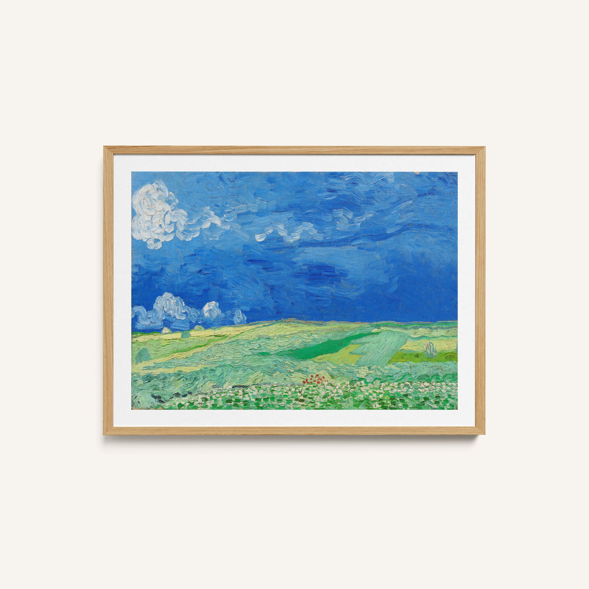 Wheatfield under Thunderstorm